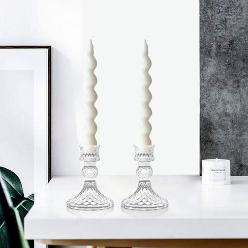 Glass Candle Holders, Decorative Candlestick Holder for Formal Events, Gold Candlestick Holders Set, Candelabra Elegant Decoration for Table (Champagne) in Saudi Arabia