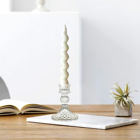 Glass Candle Holders, Decorative Candlestick Holder for Formal Events, Gold Candlestick Holders Set, Candelabra Elegant Decoration for Table (Champagne) in Saudi Arabia