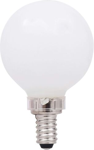 Sylvania LED TruWave Natural Series Décor G16.5 Light Bulb, 60W Equivalent Efficient 5.5W, Candelabra Base, Dimmable, Frosted, 5000K, Daylight - 2 Count (Pack of 1) (40801) Soft White in Saudi Arabia