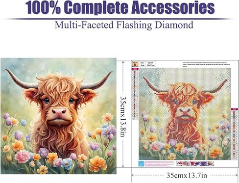 Moon Diamond Painting Kits for Adults-Sun Diamond Art Kits for Adults,Moon Gem Art Kits for Adults for Gift Home Wall Decor(14x14inch) in Kuwait