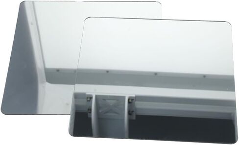 4 Pack Self Adhesive Acrylic Mirror,Wall Mirror Tiles,8 x 8 Inch Self Adhesive Acrylic Square Mirror, Flexible Plastic Mirror Sheets Wall Stickers,Frameless Small Mirror in Kuwait