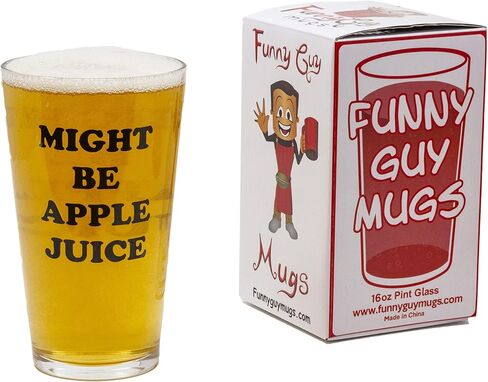 Funny Guy Mugs Bear + Deer = BEER? 16 oz Pint Glass in Kuwait