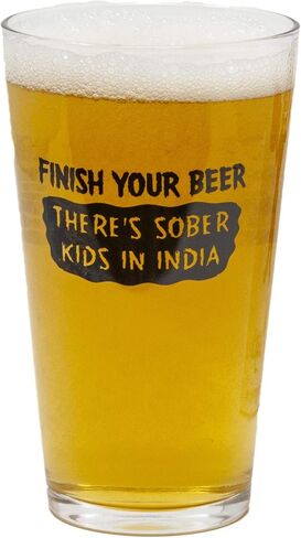 Funny Guy Mugs Bear + Deer = BEER? 16 oz Pint Glass in Kuwait