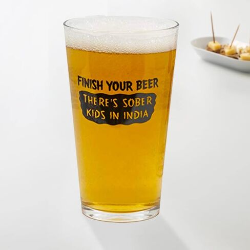 Funny Guy Mugs Bear + Deer = BEER? 16 oz Pint Glass in Kuwait