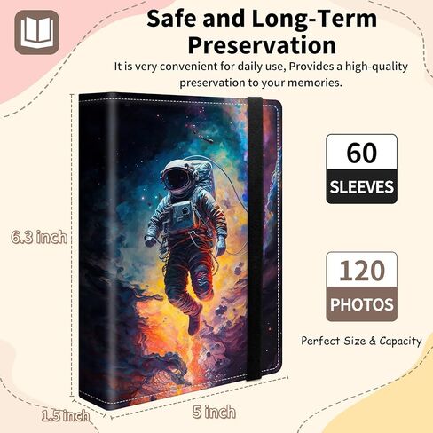 Photo Album 4x6 Photos - 120 Photos PU Leather Cover with Strong Elastic Band, Small Photo Pictures Album Birthday Christmas Photo Albums Family Wedding, Beach Turtle in Saudi Arabia