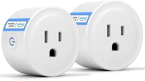 YNF Smart Plug, Simple Setup with One Voice Command, Works with Alexa Only, Remote Control with Timer Function, Bluetooth Mesh Outlet, Alexa Echo Required （4 Pack） in Saudi Arabia