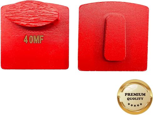 9 Pcs Pro REDICLOCK Diamond Grinding Shoes Medium Bond for Medium Floor (Grit Optional), for Husqvarna Floor Grinding Machine Red RL3 Rl3 in Saudi Arabia