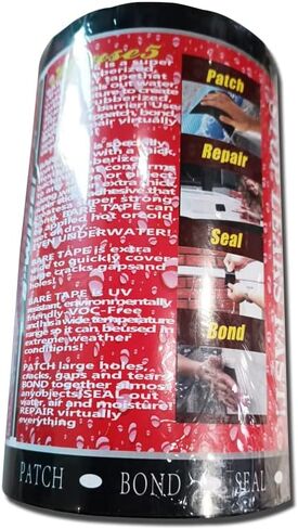 House5 Waterproof Patch & Seal Tape 8 Inch x 10 Feet White, (Pack of 2) in Saudi Arabia