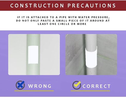 House5 Waterproof Patch & Seal Tape 8 Inch x 10 Feet White, (Pack of 2) in Saudi Arabia