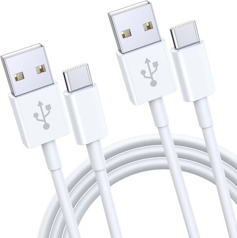 USB C Cable, 2Pack 6ft USB to USB C Cable Fast Charging USB Type C Cable Compatible for Car Carplay,Samsung Galaxy S23 S22 S21 S20 S9, Note 10 9 8,iPhone 15,Google Pixel,OnePlus in Saudi Arabia