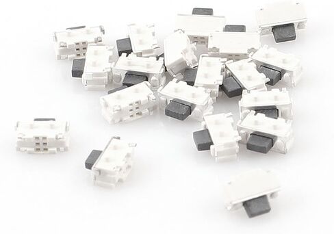 uxcell 20cs 4mm x 2mm SPST 2 Pins Momentary Push Button Surface Mounted Devices SMT Tactile Tact Switch in Saudi Arabia