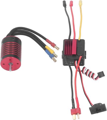 مجموعة محرك VGEBY RC بدون فرش، مجموعة محرك سيارة RC بدون فرش، أداء مستقر، محرك سيارة RC ESC 2838 محرك بدون فرش واستبدال ESC بدون فرش 35A لسيارة RC 1/14 1/16 (5700KV) محرك بدون فرش بمقياس 1/14 in Saudi Arabia