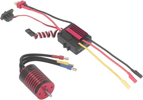 مجموعة محرك VGEBY RC بدون فرش، مجموعة محرك سيارة RC بدون فرش، أداء مستقر، محرك سيارة RC ESC 2838 محرك بدون فرش واستبدال ESC بدون فرش 35A لسيارة RC 1/14 1/16 (5700KV) محرك بدون فرش بمقياس 1/14 in Saudi Arabia