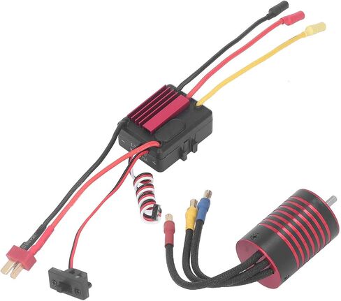 مجموعة محرك VGEBY RC بدون فرش، مجموعة محرك سيارة RC بدون فرش، أداء مستقر، محرك سيارة RC ESC 2838 محرك بدون فرش واستبدال ESC بدون فرش 35A لسيارة RC 1/14 1/16 (5700KV) محرك بدون فرش بمقياس 1/14 in Saudi Arabia