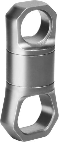 Autuveen Titanium Swivel Key Ring,Heavy Duty Swivel Keyrings for Keys,Swivel Clasp Connectors Keychain Accessories for DIY Crafts Jewelry Making in Kuwait