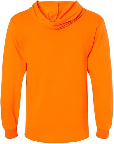 L&M® Hi Vis T Shirt Safety Lime Orange Long Sleeve HIGH Visibility with Hood in Saudi Arabia