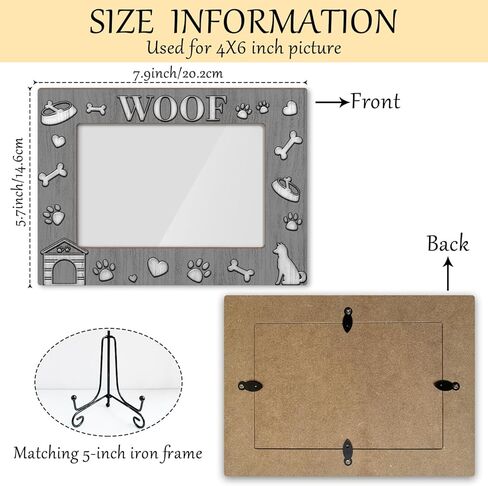 إطار صورة للأصدقاء، إطار صور خشبي مع حامل، هدايا الصداقة، هدايا عيد ميلاد للنساء والرجال، أخت الصديق، ديكور مكتب المنزل، إطار الصورة على الطاولة -xk18 in Kuwait