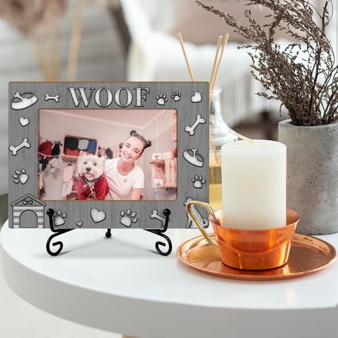 إطار صورة للأصدقاء، إطار صور خشبي مع حامل، هدايا الصداقة، هدايا عيد ميلاد للنساء والرجال، أخت الصديق، ديكور مكتب المنزل، إطار الصورة على الطاولة -xk18 in Kuwait