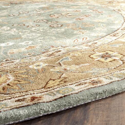 SAFAVIEH Total Performance Collection Runner Rug - 2'3" x 9', Ivory & Taupe, Hand-Hooked Oriental, Non-Shedding & Easy Care, Ideal for High Traffic Areas in Living Room, Bedroom (TLP722B) in Saudi Arabia