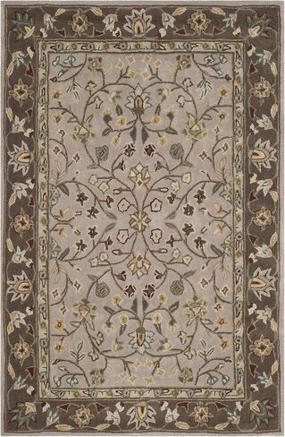 SAFAVIEH Total Performance Collection Runner Rug - 2'3" x 9', Ivory & Taupe, Hand-Hooked Oriental, Non-Shedding & Easy Care, Ideal for High Traffic Areas in Living Room, Bedroom (TLP722B) in Saudi Arabia
