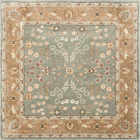 SAFAVIEH Total Performance Collection Runner Rug - 2'3" x 9', Ivory & Taupe, Hand-Hooked Oriental, Non-Shedding & Easy Care, Ideal for High Traffic Areas in Living Room, Bedroom (TLP722B) in Saudi Arabia