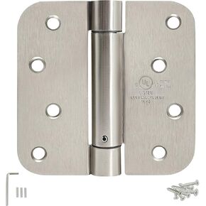 Satin Nickel Door Hinges 3.5 Inch 5/8" Radius - 3pack in Kuwait
