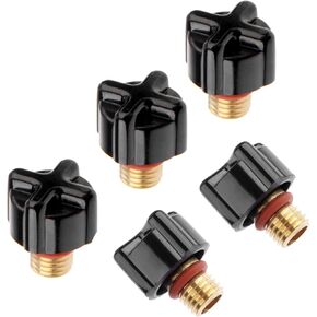 Mtsooning 5PCS 41V33 TIG Short Gasket Insulator Back Cap Consumables Replacement for TIG Welding Torch DB PTA WP 9 20 25 Series