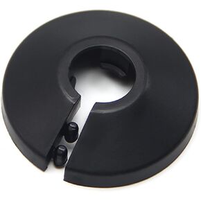 Yinpecly Fit 1/2 inch Outer Diameter Flange Water Pipe Cover Decoration White Pipe Cover Radiator PP Plastic 16mm(5/8") Escutcheon Collar for Wall Pipe Tube Decoration 1PCS