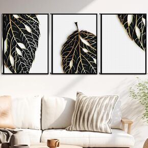 Inspirational Wall Art, Framed Motivational Canvas Wall Art Positive Quote for Living Room Bedroom Office, Stretched Ready to Hang (Set of 6, 8X10in, Framed)