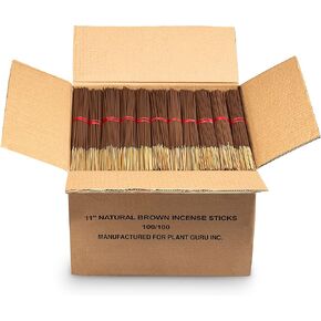 10000 Unscented Incense Sticks 11" Bulk Wholesale - 100% Natural Joss and Bamboo Punk Blanks - Great for DIY Aromatherapy Incense Making.