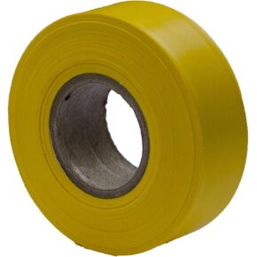 FLAGGING TAPE - YELLOW 300' x 1 3/16" - (12/PKG)