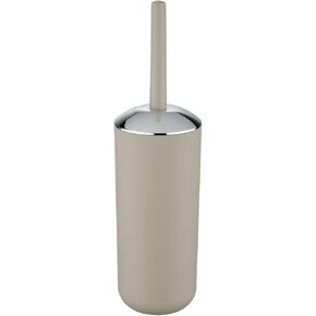WENKO Brasil Toilet Bowl Brush and Holder, Toilet Cleaner, Toilet Wand and Cleaner Holder, Toilet Cleaners for Inside The Bowl, Made of Plastic, 3.9 x 3.9 x 14.6 in, Beige