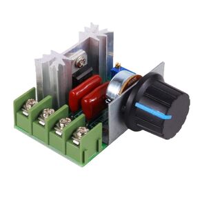 AC Motor Speed Controller, 2000W 50 220V 25A Adjustable Motor Speed Controller Voltage Regulator, for Electric Stove, Water Heater Tune Thermal, Lighting Dimmer, Small Motor