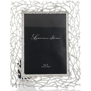 Lawrence Frames Silver Branch Frame, 5x7