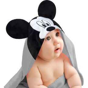 Lambs & Ivy Star Wars The Child/Baby Yoda/Grogu Gray Hooded Baby Bath Towel in Kuwait