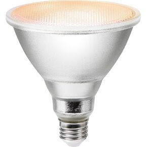 Geeni LUX Smart Floodlight, White – Outdoor 2700K-6500K Dimmable LED Bulb, E26, PAR38, 11W, 1000 Lumens – No Hub Needed - Compatible with Alexa, Google Home, Requires 2.4 GHz WiFi, 2 Pack