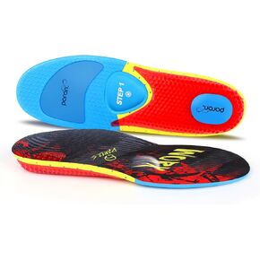 Work Heavy Duty Support Metatarsal Pads -Shock Absorption-Cushioning 220+ lbs Medium Arch Support Shoe Insert Men Women Anti Fatigue - Soft Comfortable Work Boot Insoles - Foot Pain Relief