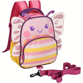 Toddler Backpack for Girls and Boys Ages 2-5,Waterproof Preschool Backpack for Kids,Cute Children Kindergarten Bookbag (Bee, Toddler Backpack(Ages 2-5))