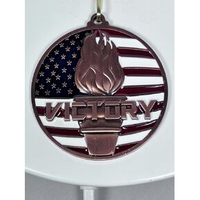 Express Medals Various Large 2.75 Inch Patriot Victory Medal 10 Packs of medals and ribbons.