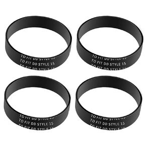 SaferCCTV Vacuum Belt Style 15 Compatible with Dirt Devil Dynamite Upright Vacuum UD20015, M084650 Red, Vacuum Cleaner Belt Replace 1SN0220001 3SN0220001, 4Pack