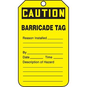 ACCUFORM SIGNS Caution Tag TAB105CTP