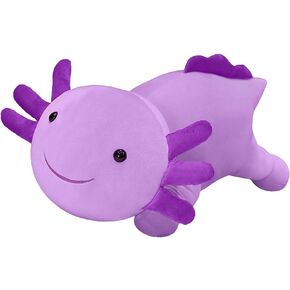 Axolotl Stuffed Animal Plush Toy,Cute Soft Salamander Plush Pillow,Kawaii Plushies Doll Toy for Kids (Pink,11 inch)