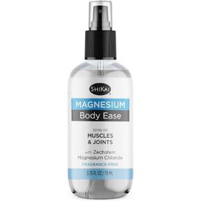 ShiKai Magnesium Body Ease Spray (3.75 fl oz) | Topical Spray to Ease Muscles & Joints | Provides Benefits of Magnesium | Refresh & Relax Muscles & Joints | Fragrance Free