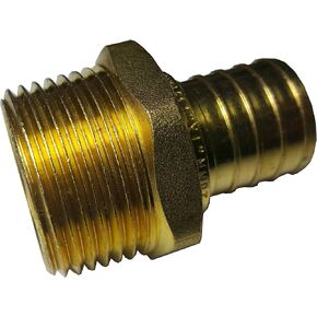 5 Pieces XFITTING 1'' Pex B x 1'' Male Adpater, Male NPT Adapter