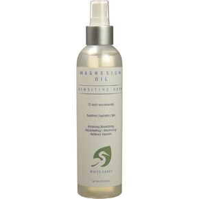 White Egret | Magnesium Oil Spray Sensitive Skin with 72 Ionic sea Minerals | Soothing, Nourishing, rejuvenating and Recovering Properties | 8 Fl Oz
