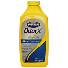 Dr. Scholl's Odor-X Odor Fighting Foot Powder 6.25 oz (Pack of 6)