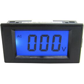 Blue LCD Digital Volt Panel Meter Voltmeter AC 0-200V 4 Wire