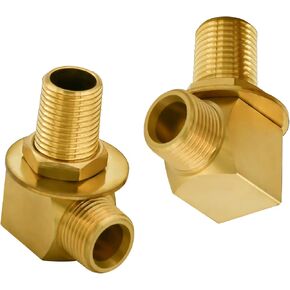 B-0230-K (عبوة من قطعتين) بديلة لنحاس T&S، مجموعة تركيب لصنابير طراز B-0230، ومرفقين قصيرين، وحلمات، وصواميل قفل وغسالات توفر مدخل ومخرج ذكر NPT مقاس 1/2 بوصة. in Saudi Arabia