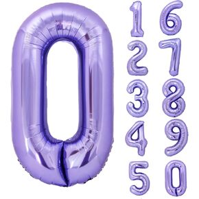 40 Inch Giant Purple Number 11 Balloon, Helium Mylar Foil Number Balloons for Birthday Party, 11th Birthday Decorations for kids and adults, 11 Year Anniversary Party Decorations Supplies