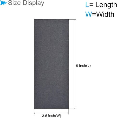 CoCud Wet Dry Sanding Sheets, 9 Inch x 3.6 Inch 1200 Grits Sandpaper Sheets Silicon Carbide - (Applications: for Drywall Wood Metal), 10 Pieces in Kuwait